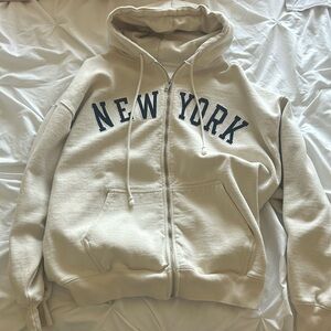 Brandy Melville Zip Up Hoodie